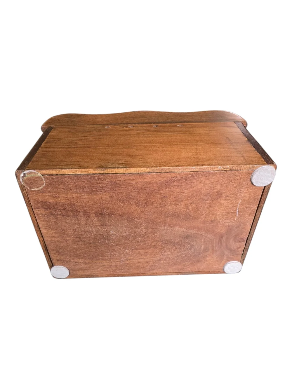 vintage country farmhouse wooden bread box Wood